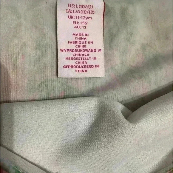 Tommy Bahama swimsuit set  10/12  little girl two piece with cover up k143 - Picture 5 of 8